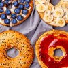 Bagels With Fruits paint by number
