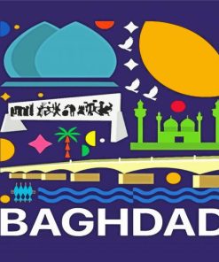 Baghdad Poster paint by number