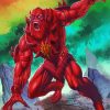 Beast Man Supervillain paint by number