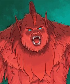 Beast Man paint by number