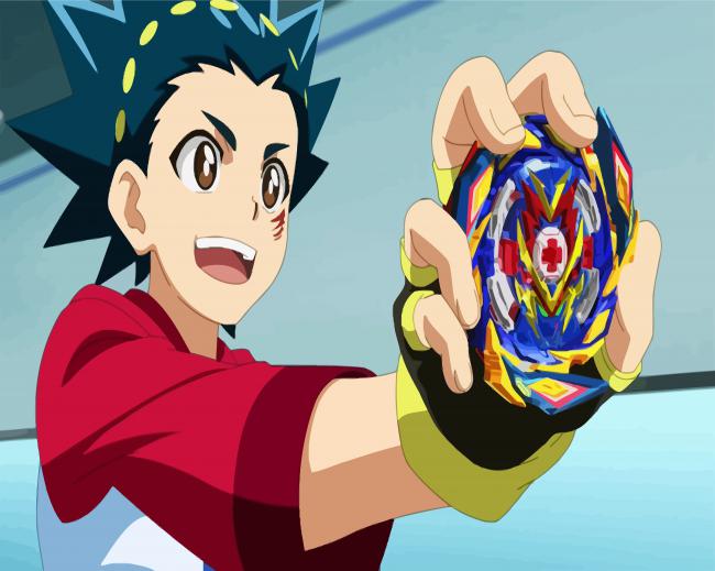 Beyblade Valt Aoi paint by number