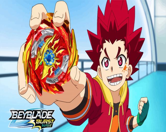 Beyblade Burst paint by number