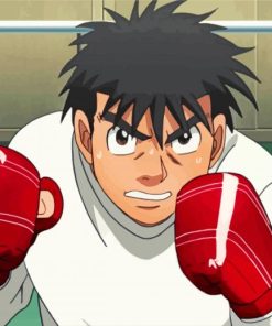 Boxer Ippo Makunouchi paint by number