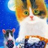Cat And Mouse paint by numbers