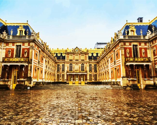 Chateau de Versailles paint by number