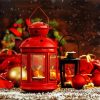 Christmas Lantern paint by numbers