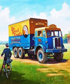 Circus Lorry Truck paint by numbers