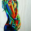 Colorful Pregnant Woman paint by number