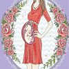 Cute Unborn Baby paint by number