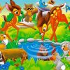Disney Bambi And Friends paint by number