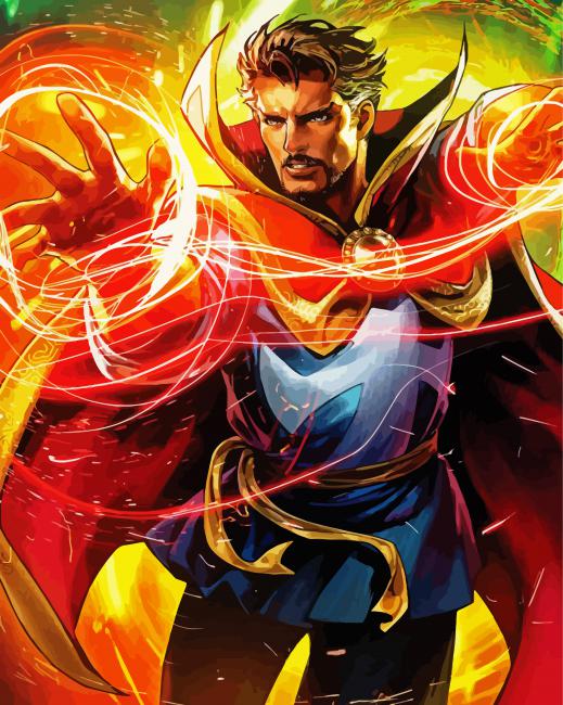 Dr Strange paint by number