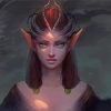 Elf Lady Art paint by numbers