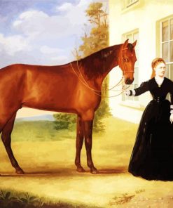Equestrian Lady paint by numbers