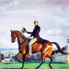Equestrian Horse Rider paint by numbers