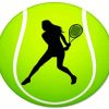 Female Tennis Player Art paint by number