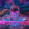 Floating In Space paint by numbers