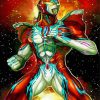 Galaxy Ultraman paint by number