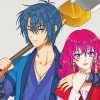 Hak Son And Yona Anime paint by numbers