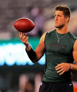 Handsome Tebow paint by number