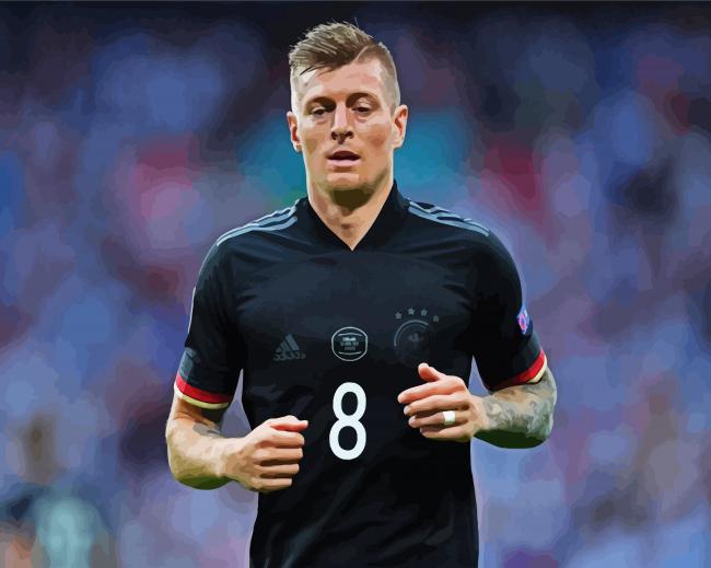 Handsome Toni kroos paint by number