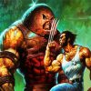 Juggernaut And Wolverine paint by number