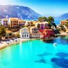 kefalonia Assos Beach paint by number