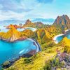 Komodo Island paint by number