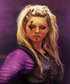 Lagertha Vikings Art paint by number