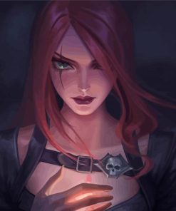 League Of Legends Katarina paint by numbers