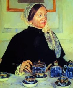 Mary Cassatt Lady At The Tea Table paint by numbers