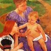Mary Cassatt The Family paint by numbers