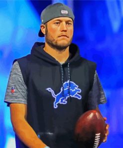 Matthew Stafford Footballer paint by numbers