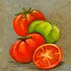 Orange And Green Tomatoes paint by number