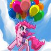 Pinkie Pie With Balloons paint by numbers