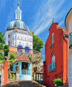 Portmeirion Wales paint by number
