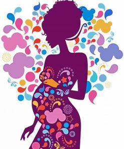 Pregnant Woman paint by number