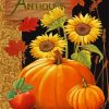 Pumpkins And Sunflowers paint by number