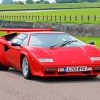 Red Lmborghini Countach 5000 paint by numbers