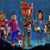 Roblox Games Characters paint by numbers