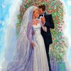 Romantic Bride And Groom paint by number