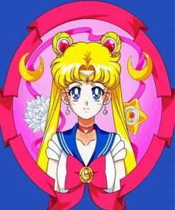 Sailor Moon Tsukino paint by number