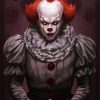Scary Pennywise Clown paint by numbers