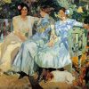 Sorolla My Wife And Daughters In The Garden paint by number