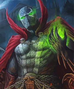 Supervillain Spawn Animation paint by numbers