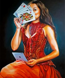 Tarot Woman paint by number