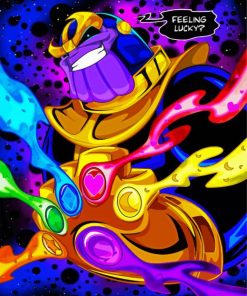 Thanos Animation Art paint by number
