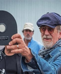 The American Film Director Steven Spielberg paint by number