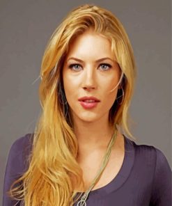 The Actress Katheryn Winnick paint by number