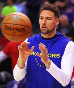 The Basketballer Klay Thompson paint by numbers