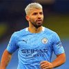 The Footballer Sergio Aguero paint by numbers